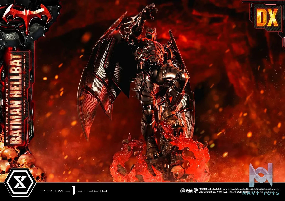 Prime 1 Studio – Ultimate Premium Masterline Batman (Comics) Batman Hellbat Concept Design by Josh Nizzi UPMDC-06 UPMDC-06DX UPMDC-06DXS (Licensed)