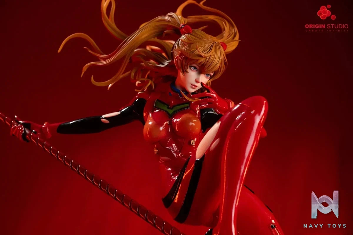 ORIGIN Studio - Neon Genesis Evangelion Soryu Asuka Langley Heart of Stone resin statue Navy Toys anime figure