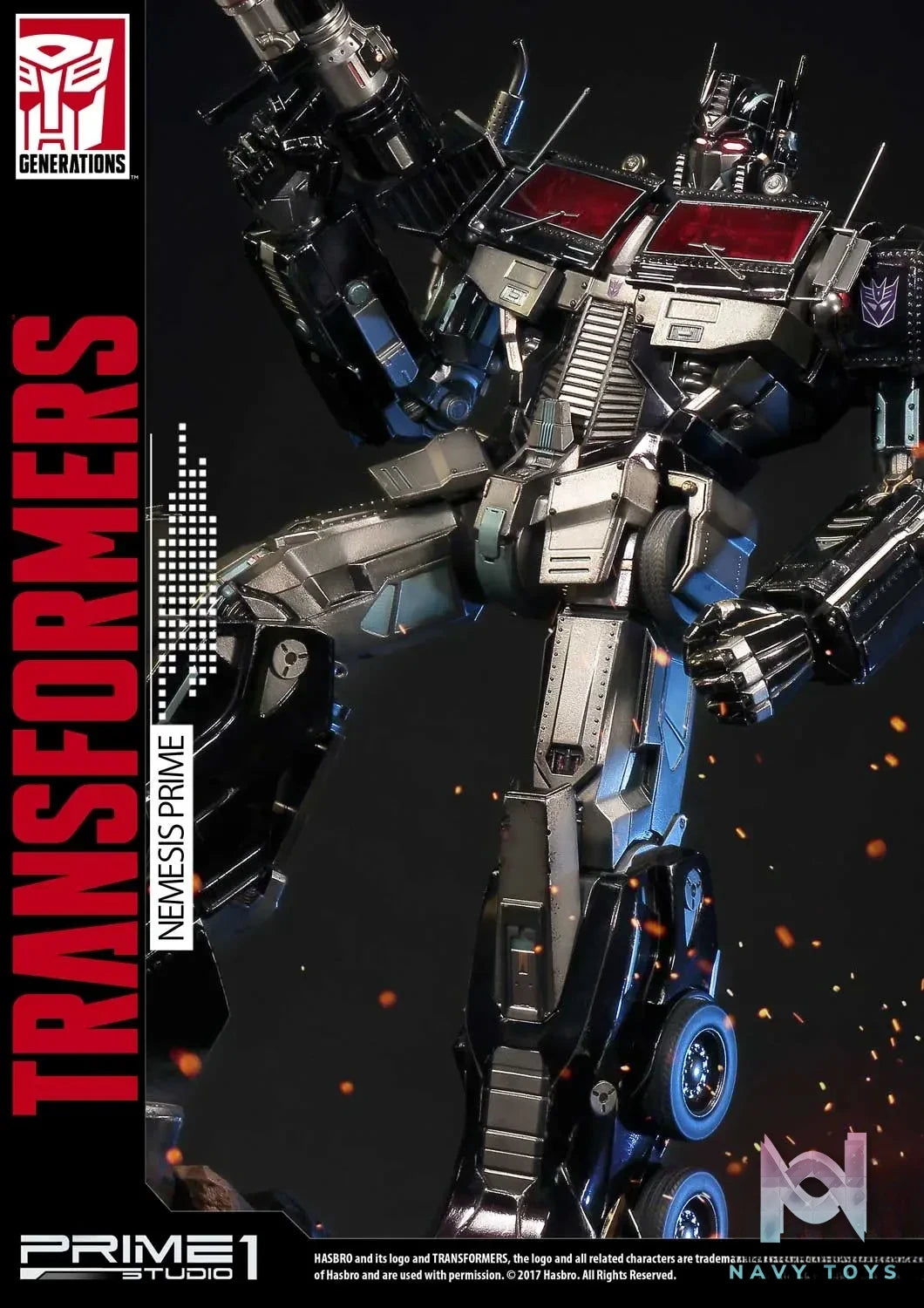 Prime 1 Studio – Premium Masterline Transformers: Generation 1 Nemesis Prime PMTF-03 (Licensed)