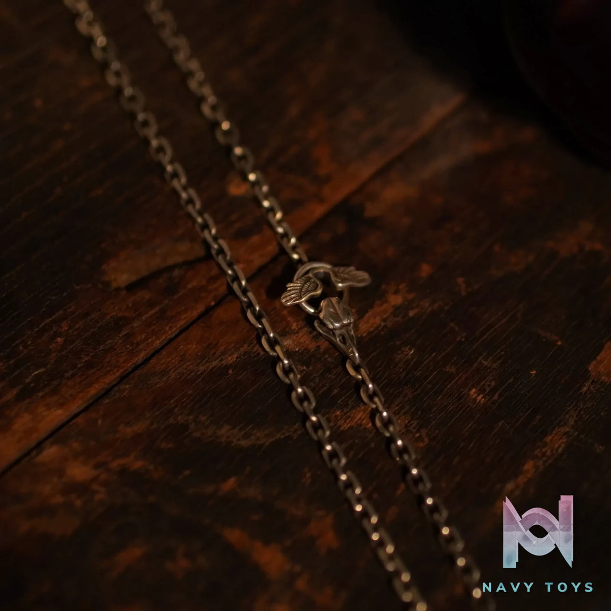 Raven Studio (silver jewelry) – Original Design 4mm Raven Exclusive Curb Chain Necklace Original