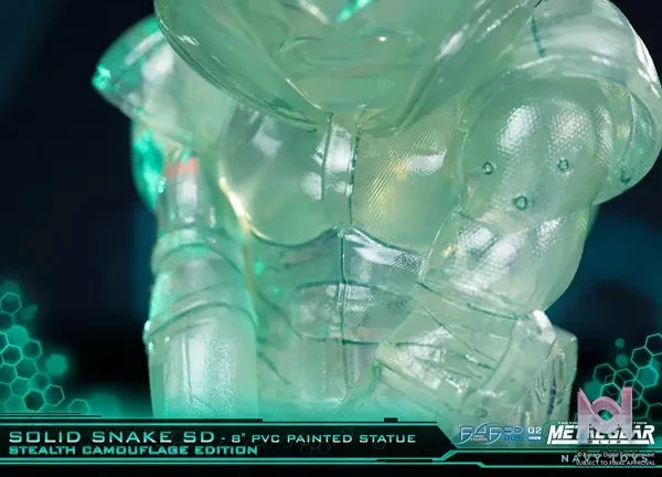 First 4 Figures – Metal Gear Solid – Solid Snake SD 8″ PVC Painted statue (Licensed)