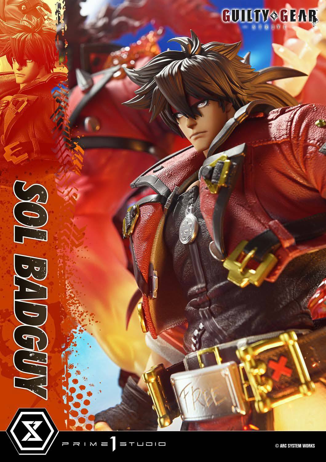Sol Badguy resin statue prime 1 studio anime figure