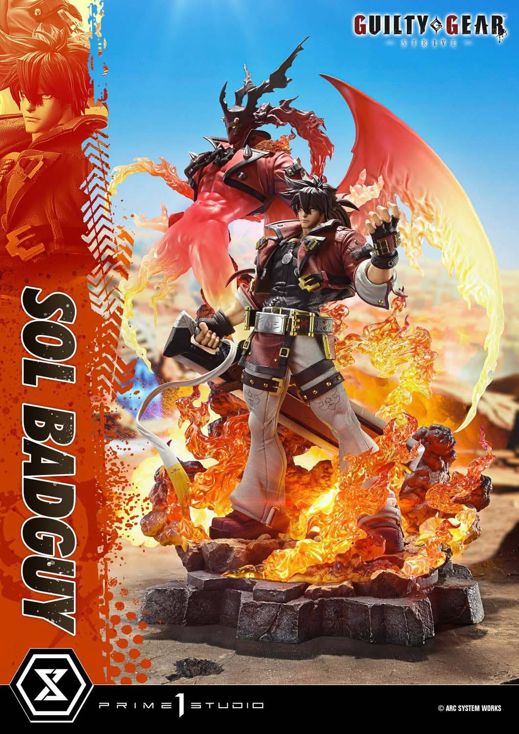 Sol Badguy resin statue prime 1 studio anime figure