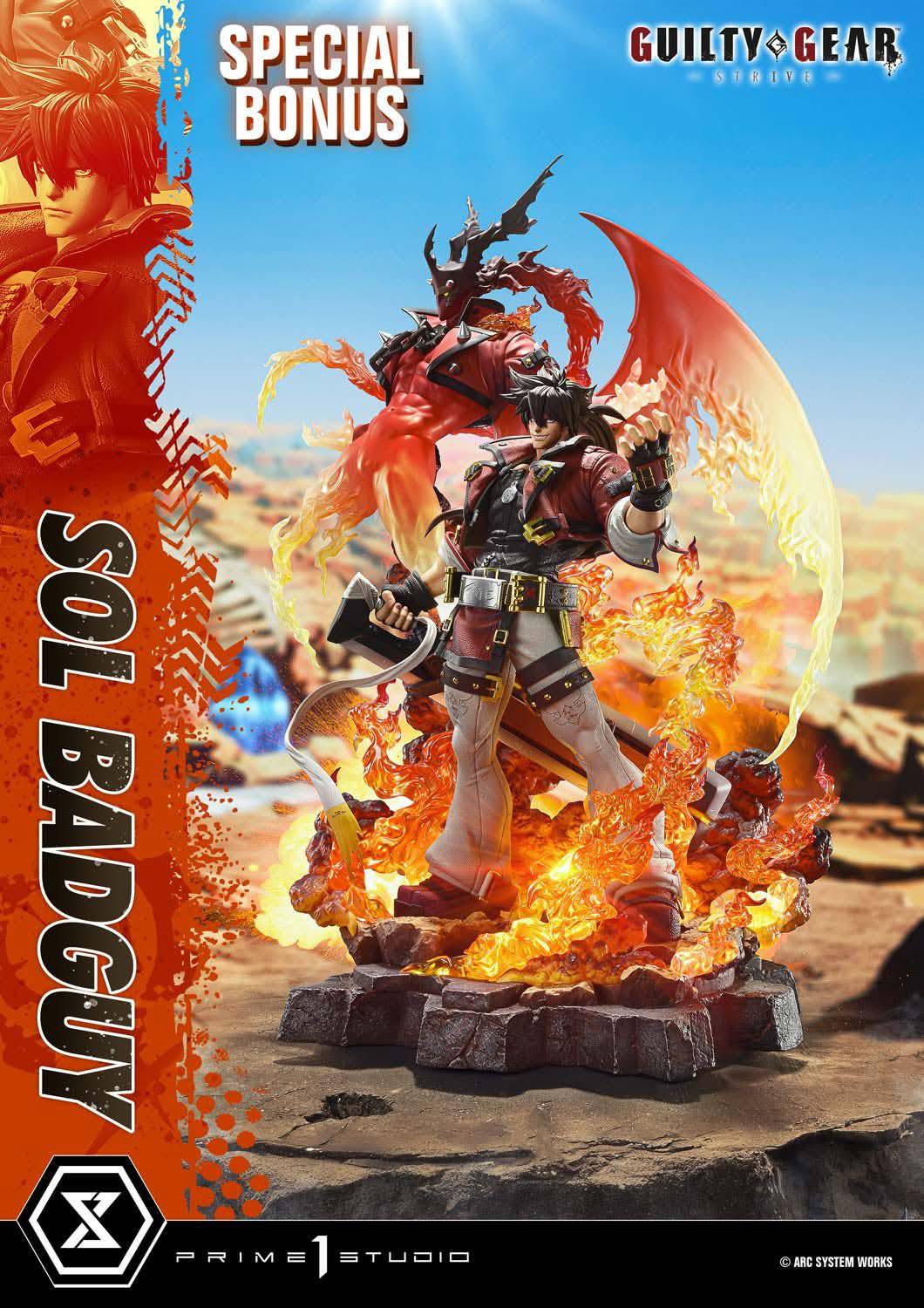 Sol Badguy resin statue prime 1 studio anime figure