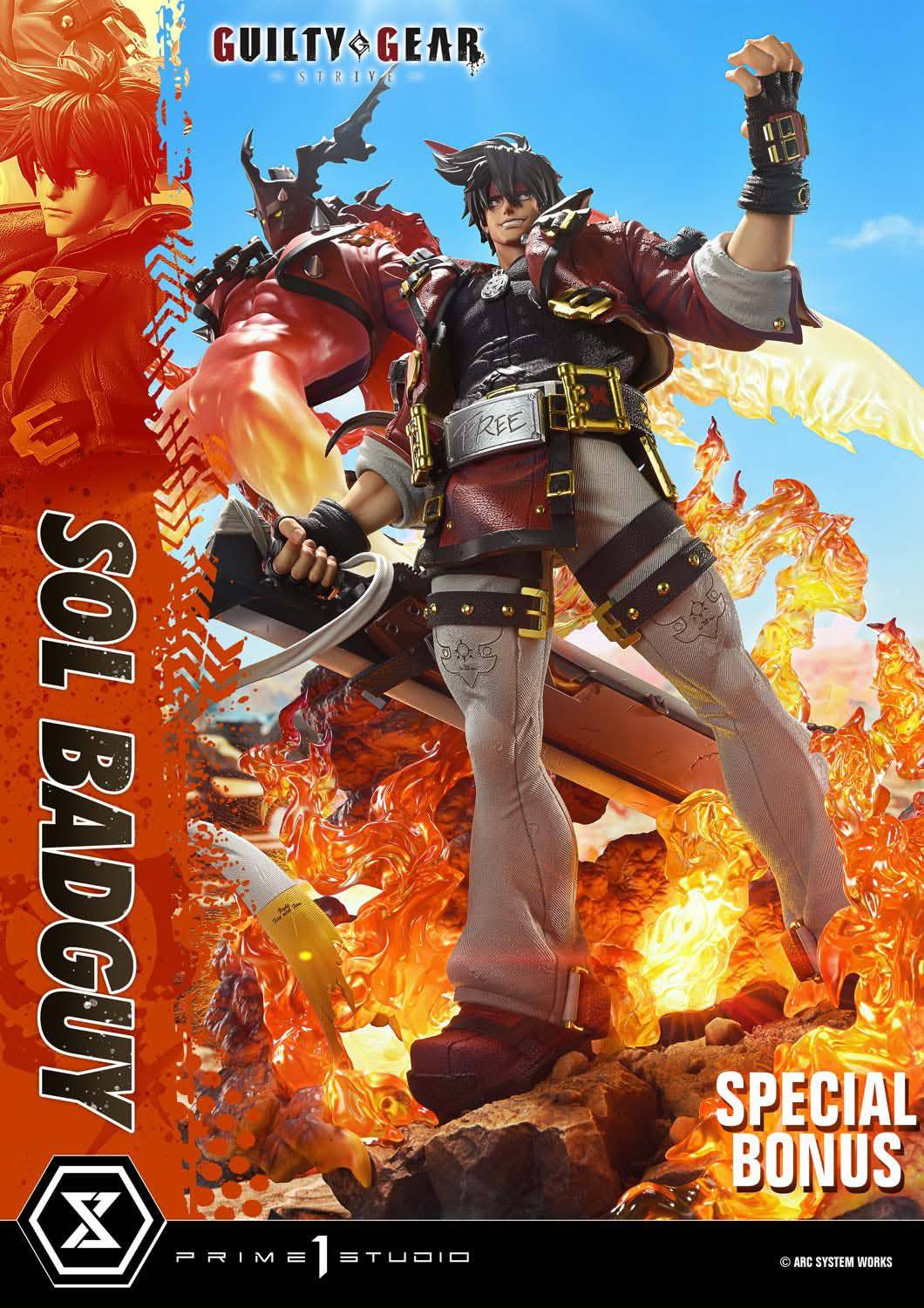 Sol Badguy resin statue prime 1 studio anime figure