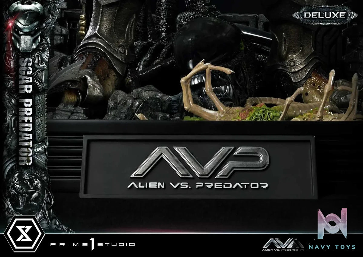 Prime 1 Studio Museum Masterline Alien vs. Predator Scar Predator MMPR-04 MMPR-04DX MMPR-04DXS