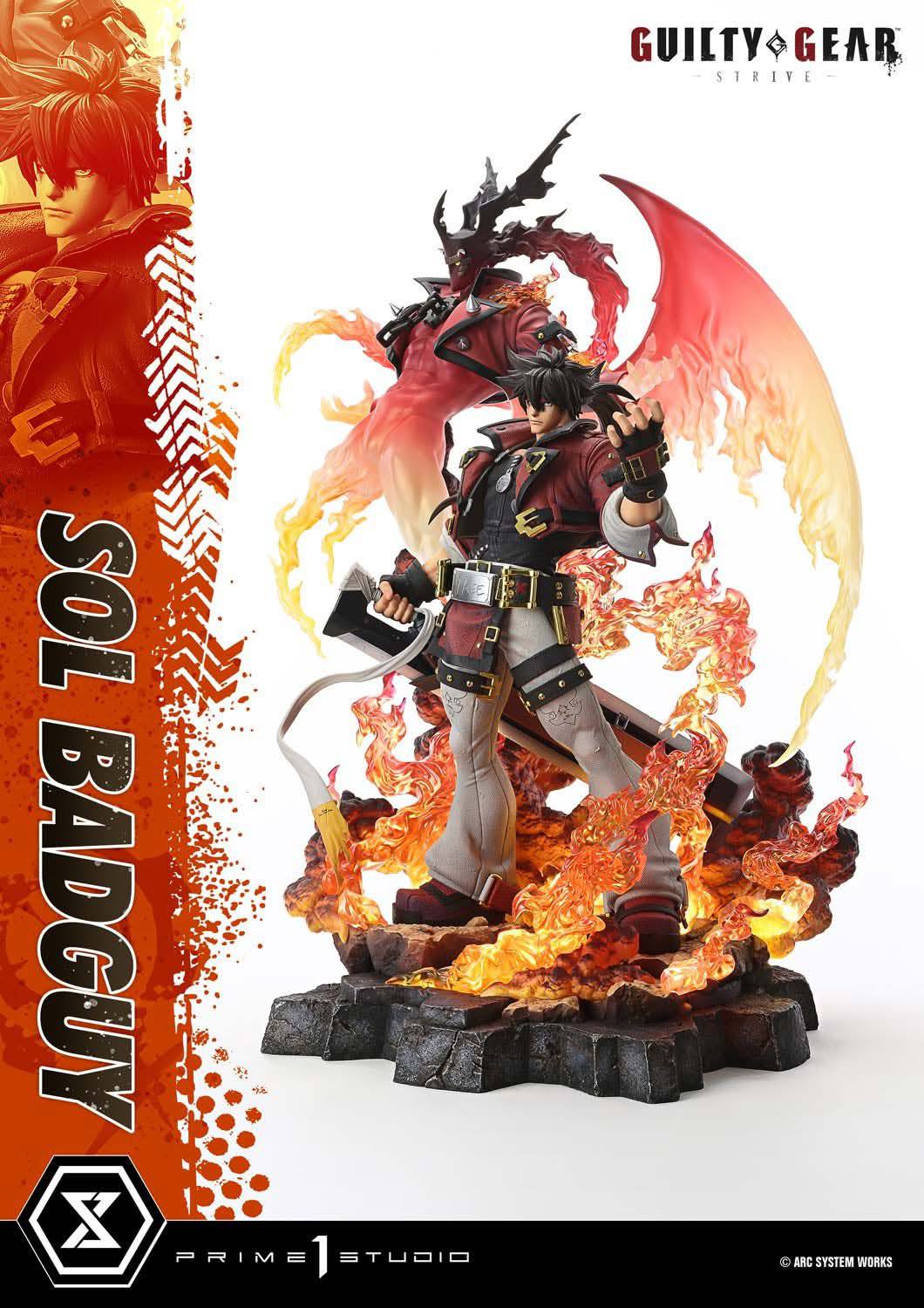Sol Badguy resin statue prime 1 studio anime figure