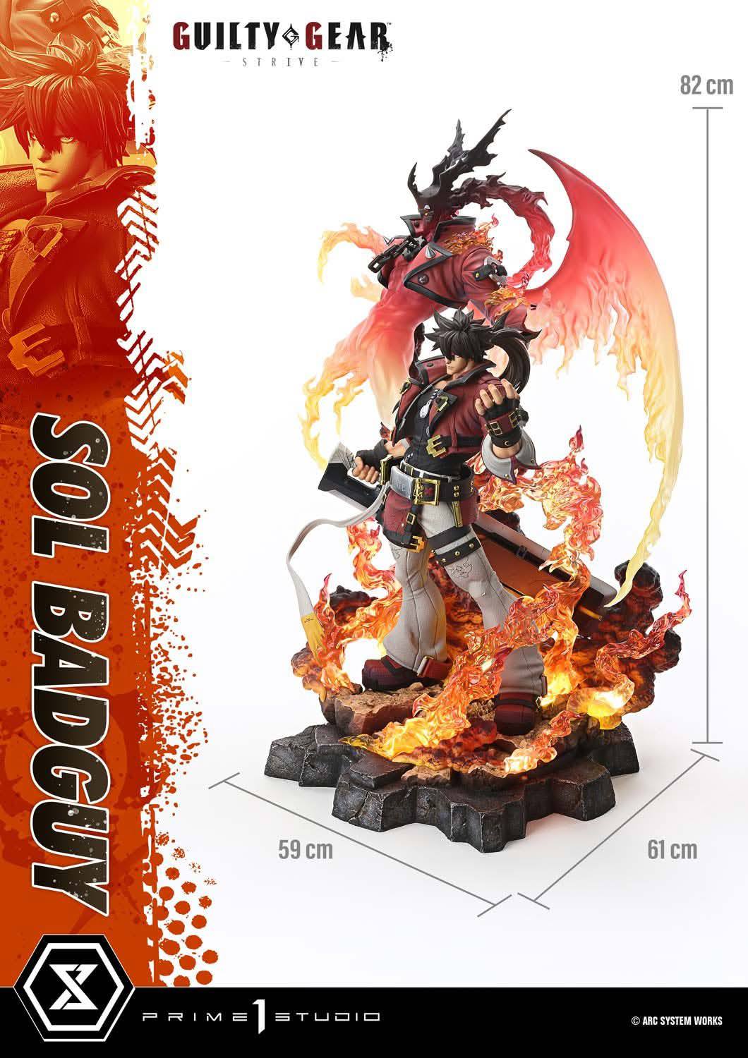 Sol Badguy resin statue prime 1 studio anime figure