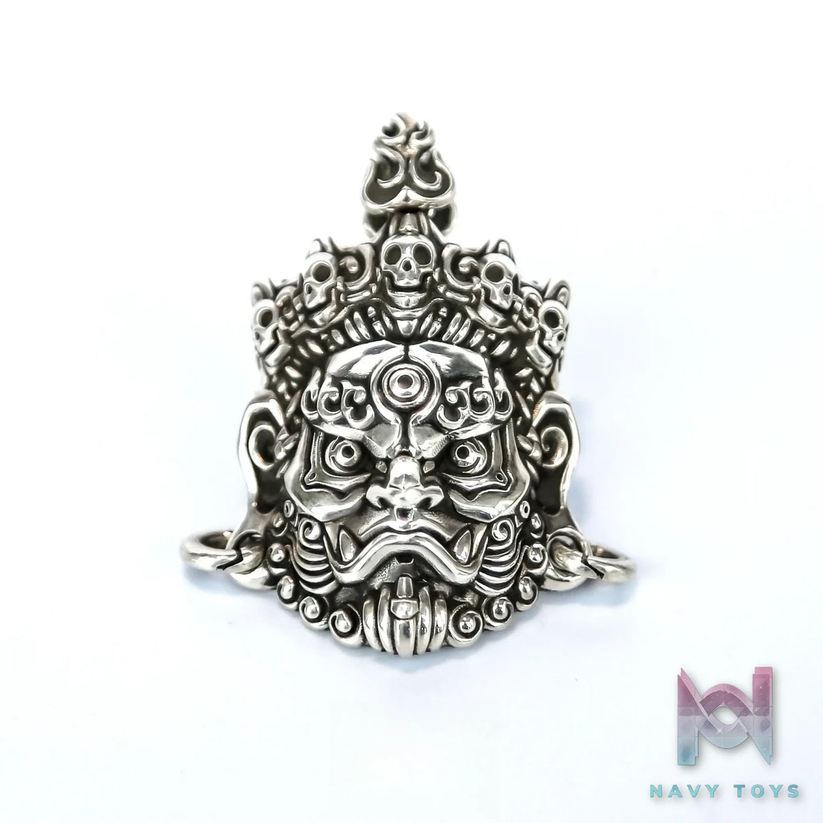 Raven Studio (silver jewelry) – Original “Great Ease” Mahakala Pendant Original