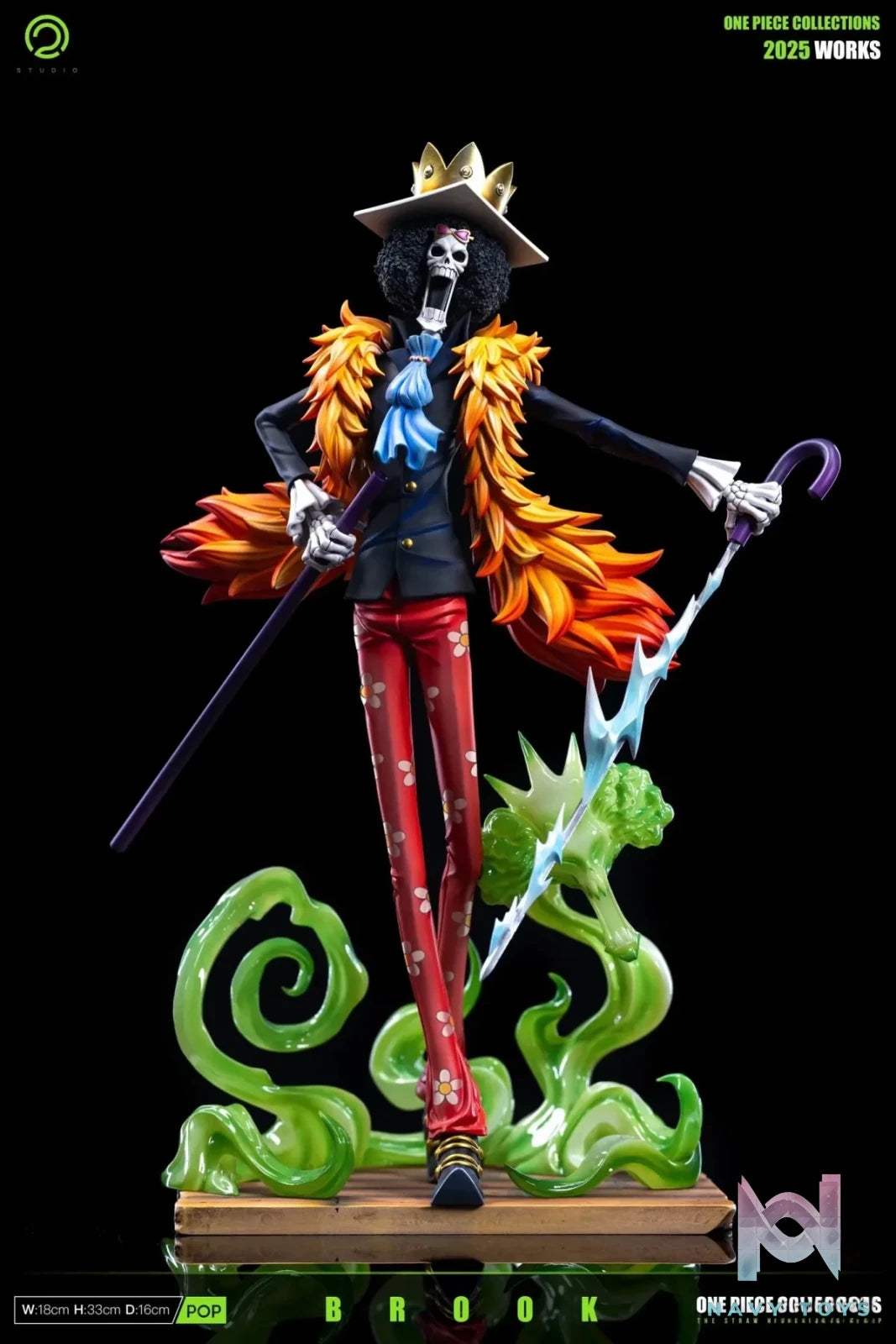 C2 Studio - One Piece Straw Hat Pirates 5 Brook resin statue Navy Toys anime figure