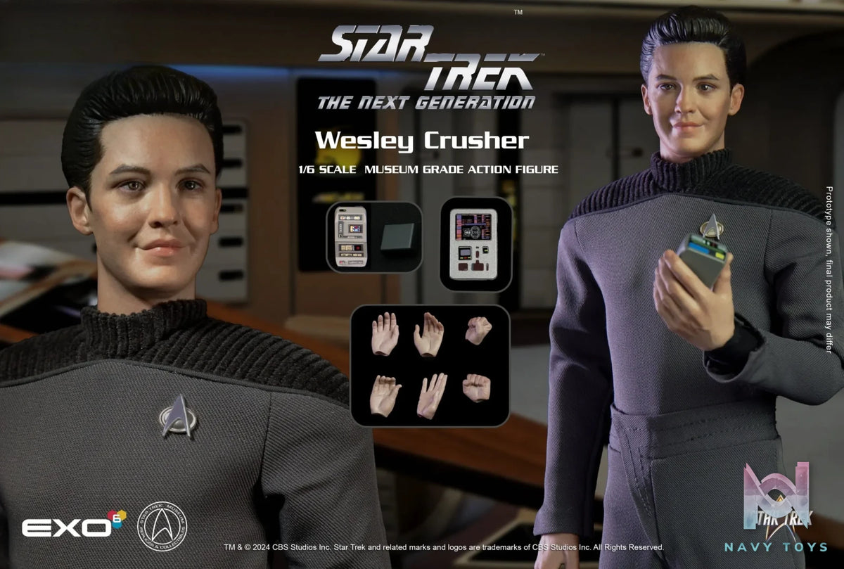 EXO-6 – Star Trek: The Next Generation Wesley Crusher 1/6 Action Figure (Licensed)