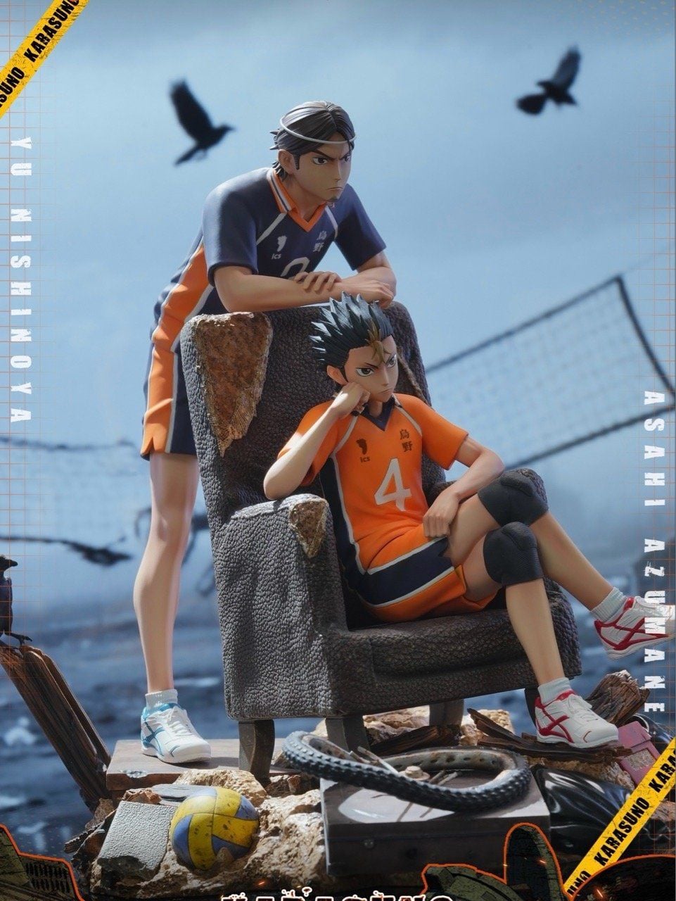 Yu Nishinoya & Asahi - Haikyuu!! - HIKARI Studio resin statue HIKARI Studio anime figure