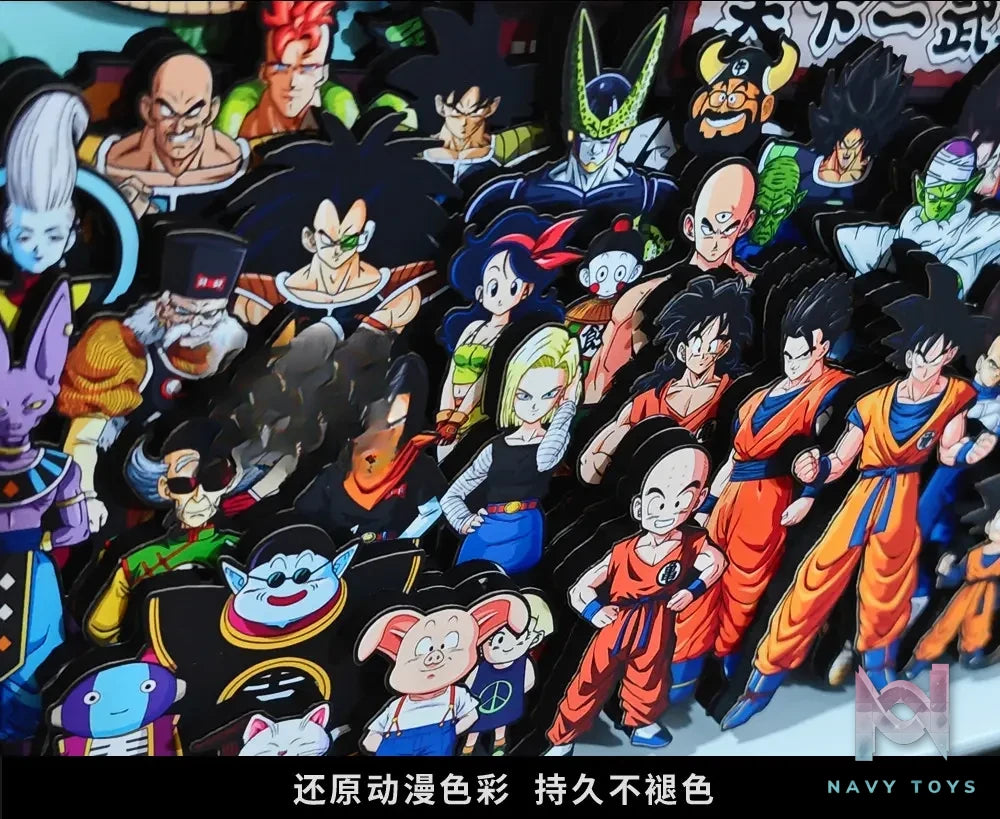 KALA HOME Studio – Dragon Ball Multiple Characters #11 3D Decorative Painting Dragon Ball
