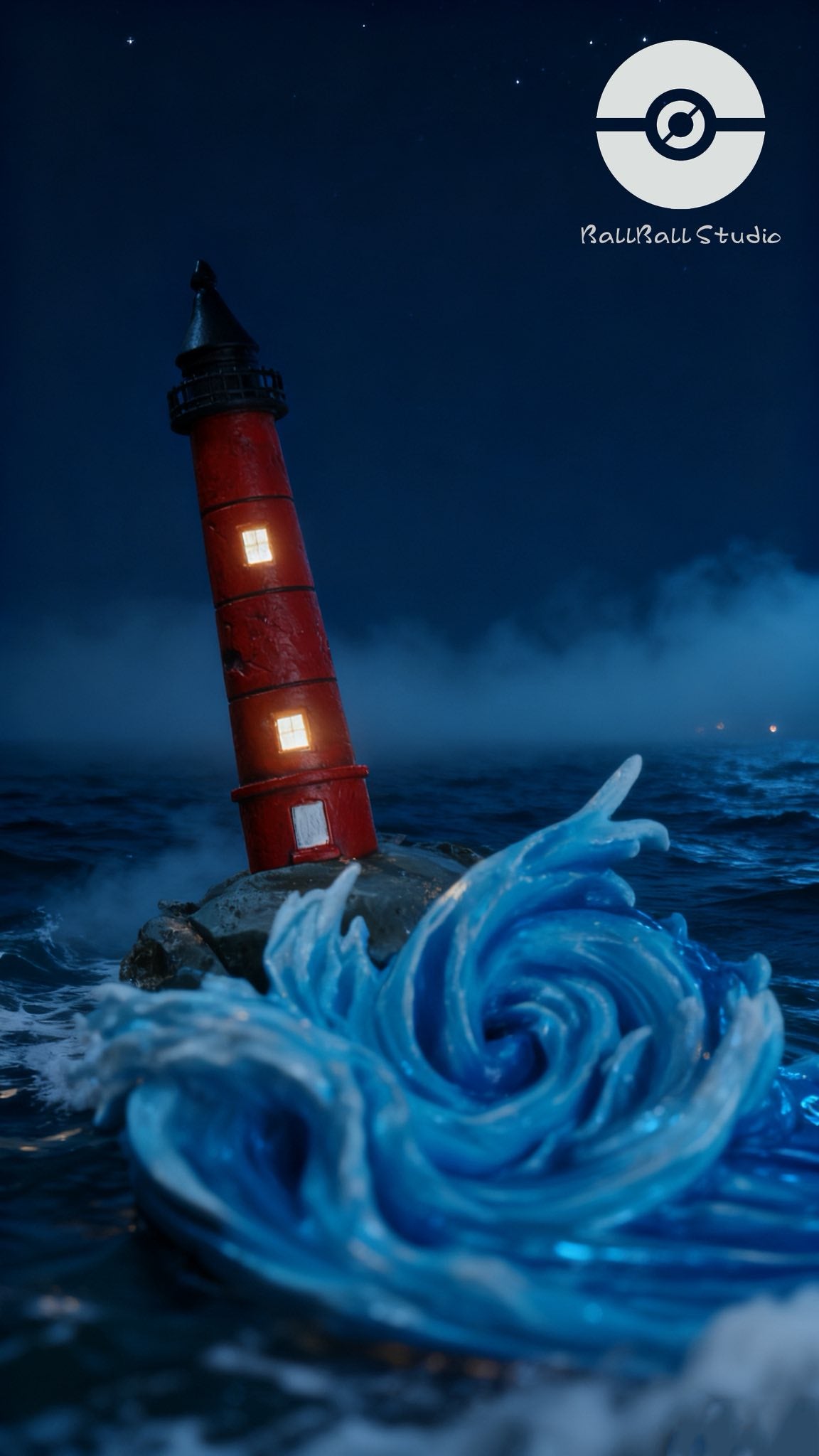 Kyogre resin statue BallBall Studio anime figure