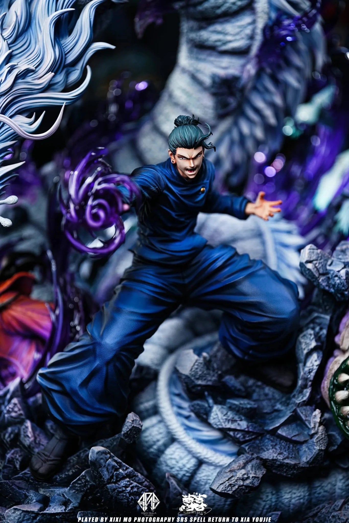 Space Realm Studio - The Four Special Grade Jujutsu Sorcerers Series Geto Suguru Jujutsu Kaisen resin statue Navy Toys anime figure