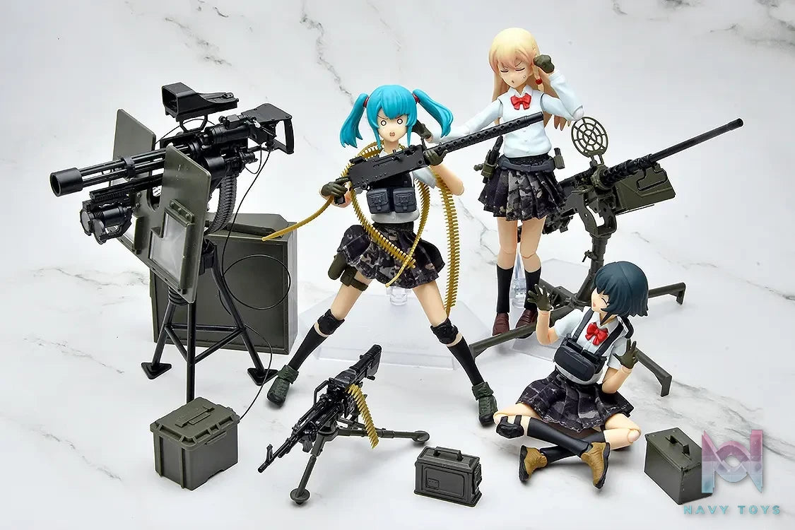 Tomytec – figma LittleArmory Armed JK: Variant D2 X E2 X F2 X figmaPLUS LittleArmory Armed JK Variant Loadout Set 4, Code: URBEX (Licensed)