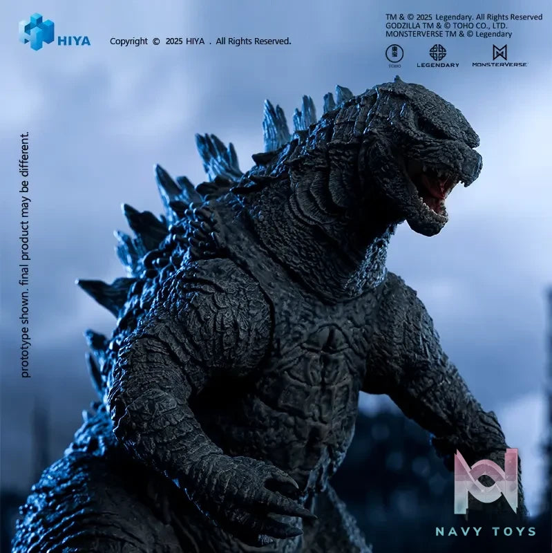 HIYA Toys – 16cm “Godzilla 2014” – Super Movable Heat Ray Godzilla Translucent Ver EBG0079 (Licensed)