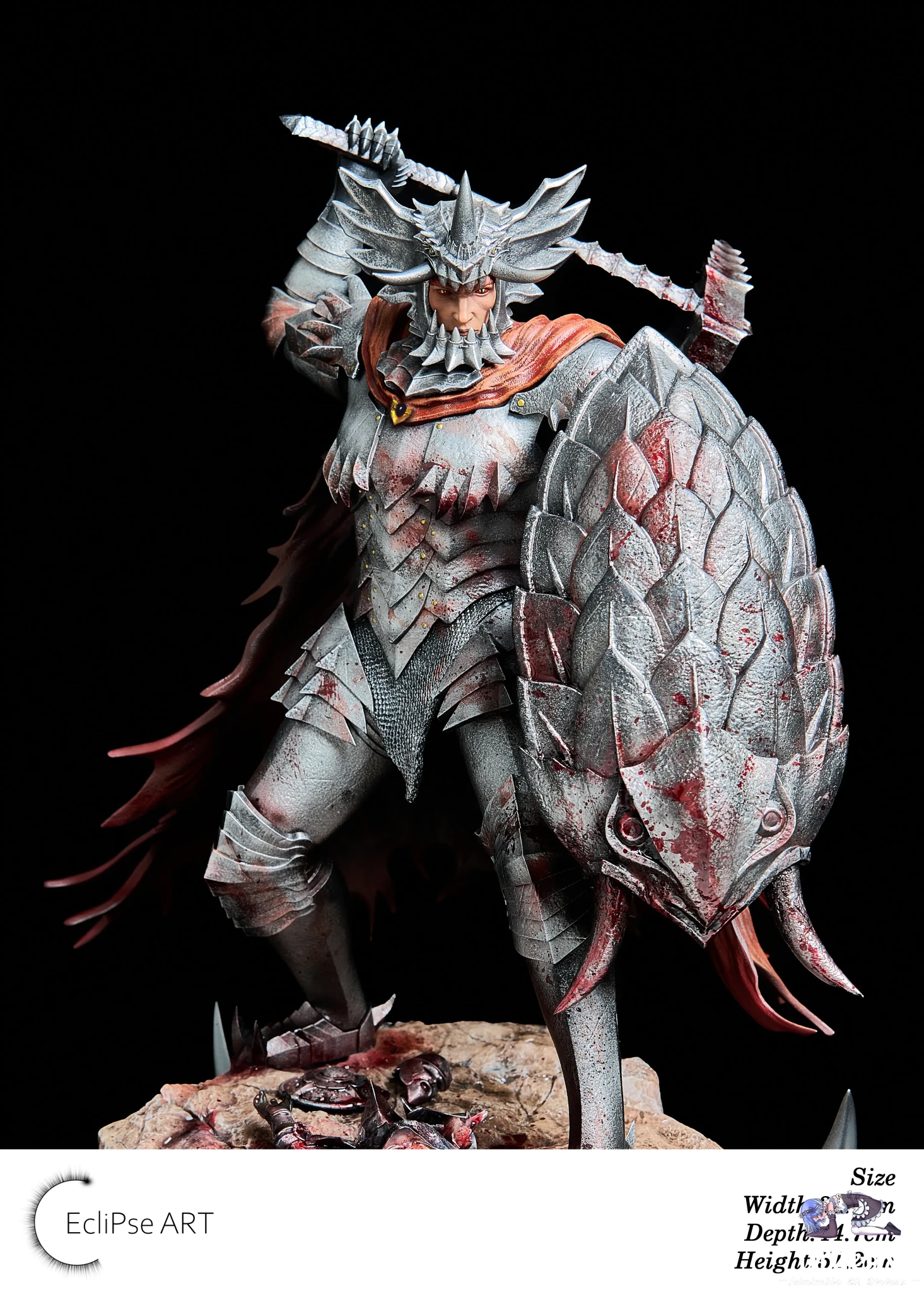 1/6 Scale Statue Series 1 Grunbeld - Berserk - EcliPse ART Studio resin statue Navy Toys anime figure