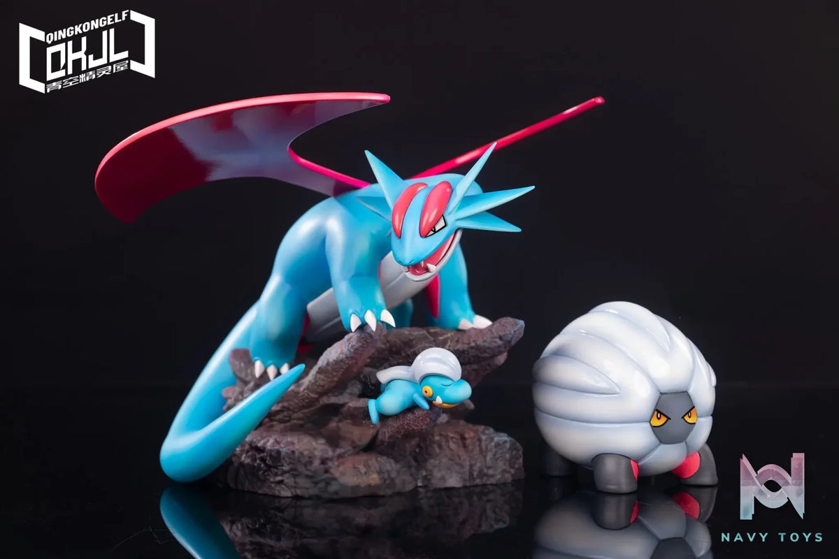QINGKONGELF Studio – Bagon X Shelgon X Salamence Pokémon