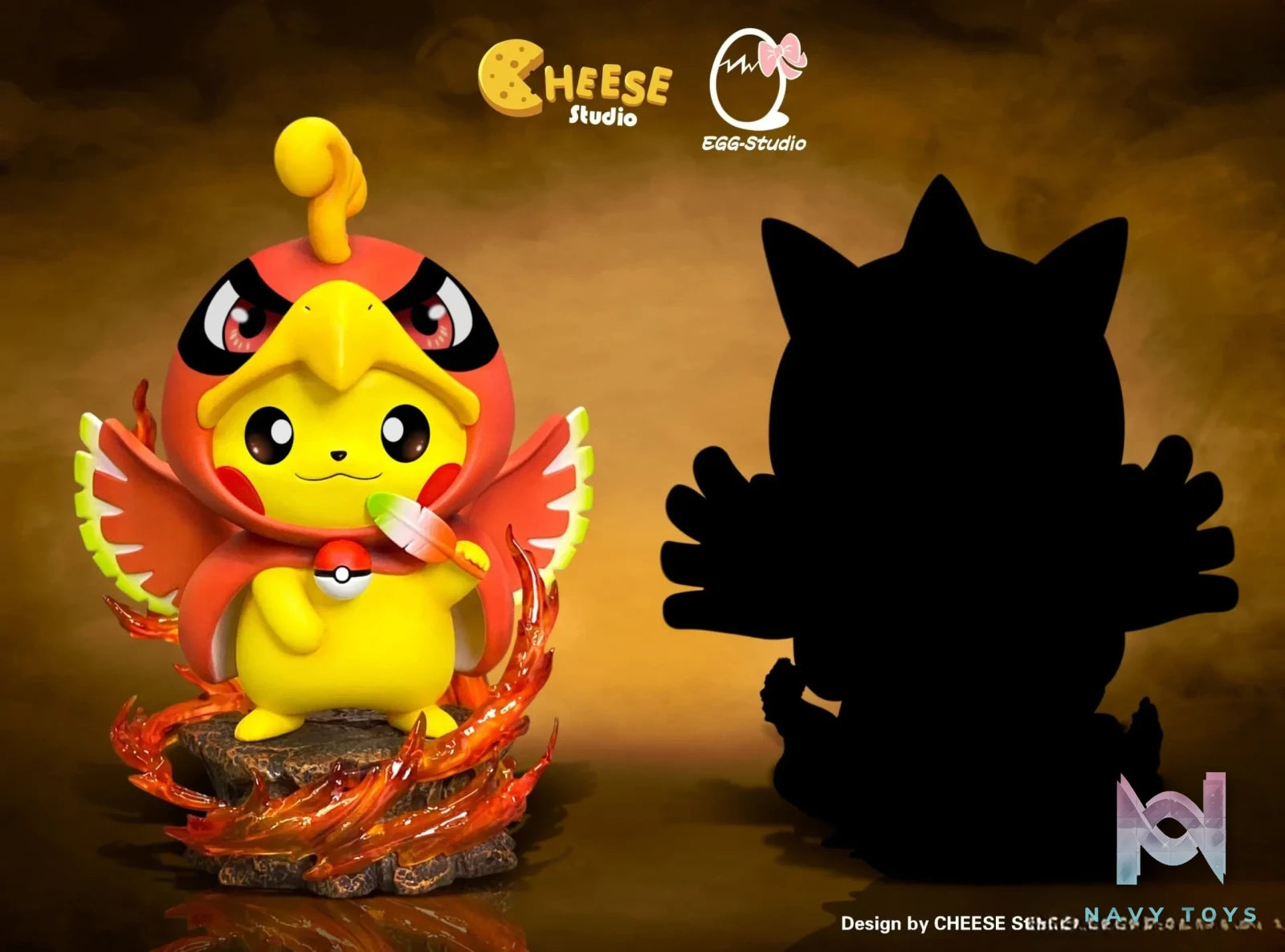 EGG Studio & Cheese Studio – Pokémon Ho-Oh Pikachu