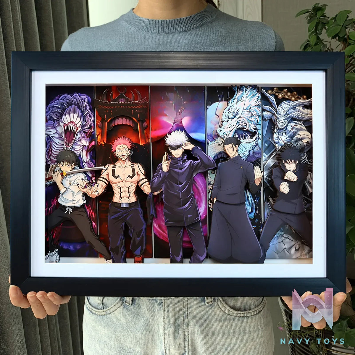 KALA HOME Studio – Jujutsu Kaisen Multiple Characters #04 3D Decorative Painting Jujutsu Kaisen