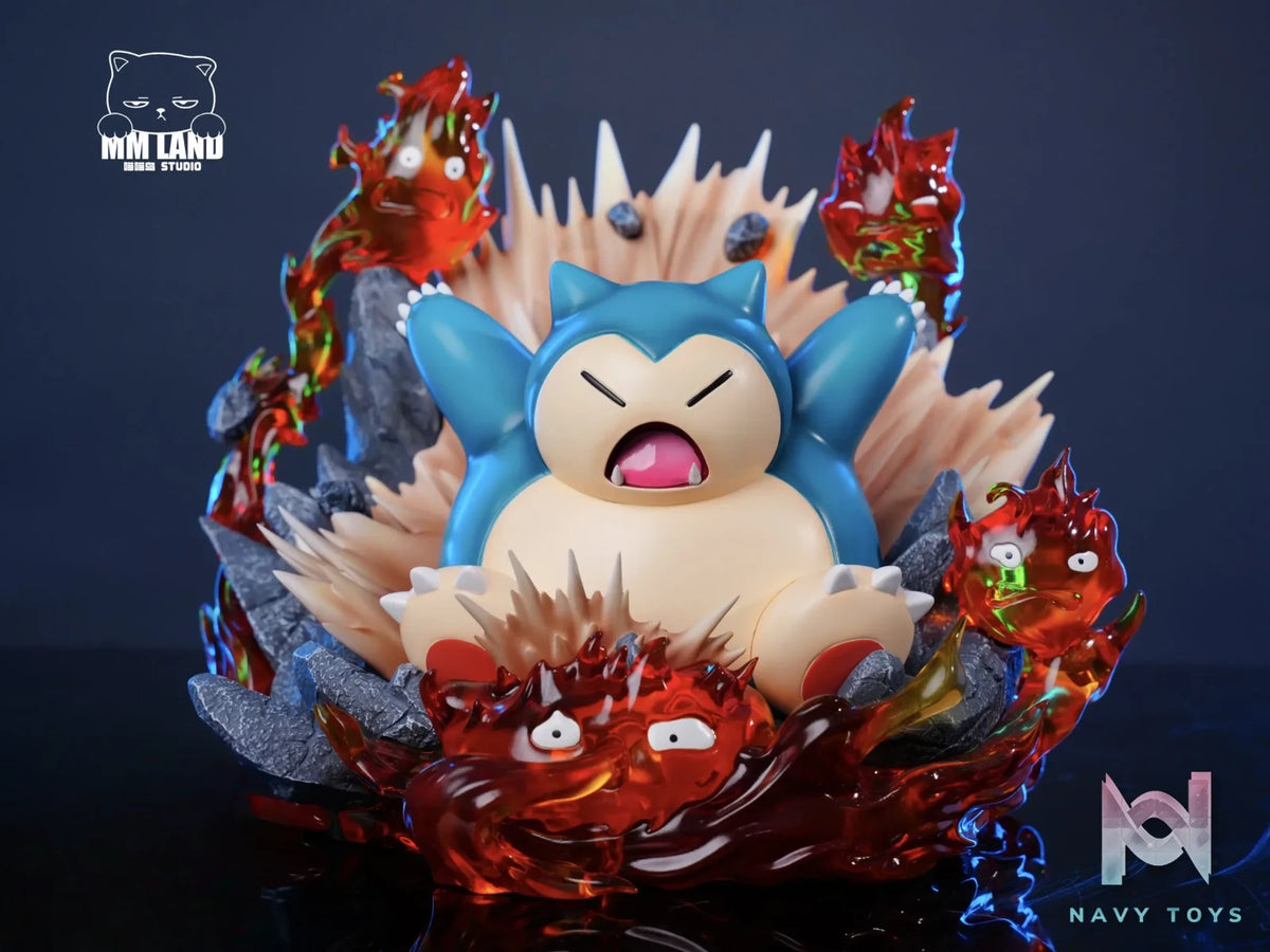 MMLAND Studio – Snorlax X Calcifer Pokémon X Howl’s Moving Castle