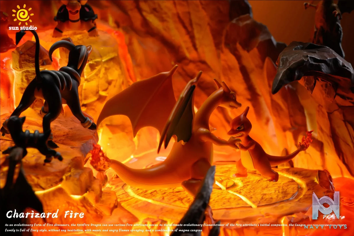 Sun Studio – Pokémon Charizard Volcano Scene
