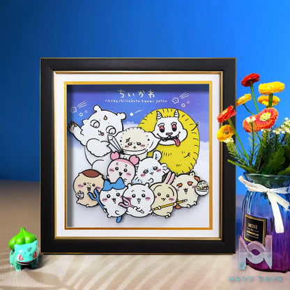 Yu Zhi Jiang Studio – Chiikawa Multiple Characters 3D Decorative Painting Chiikawa