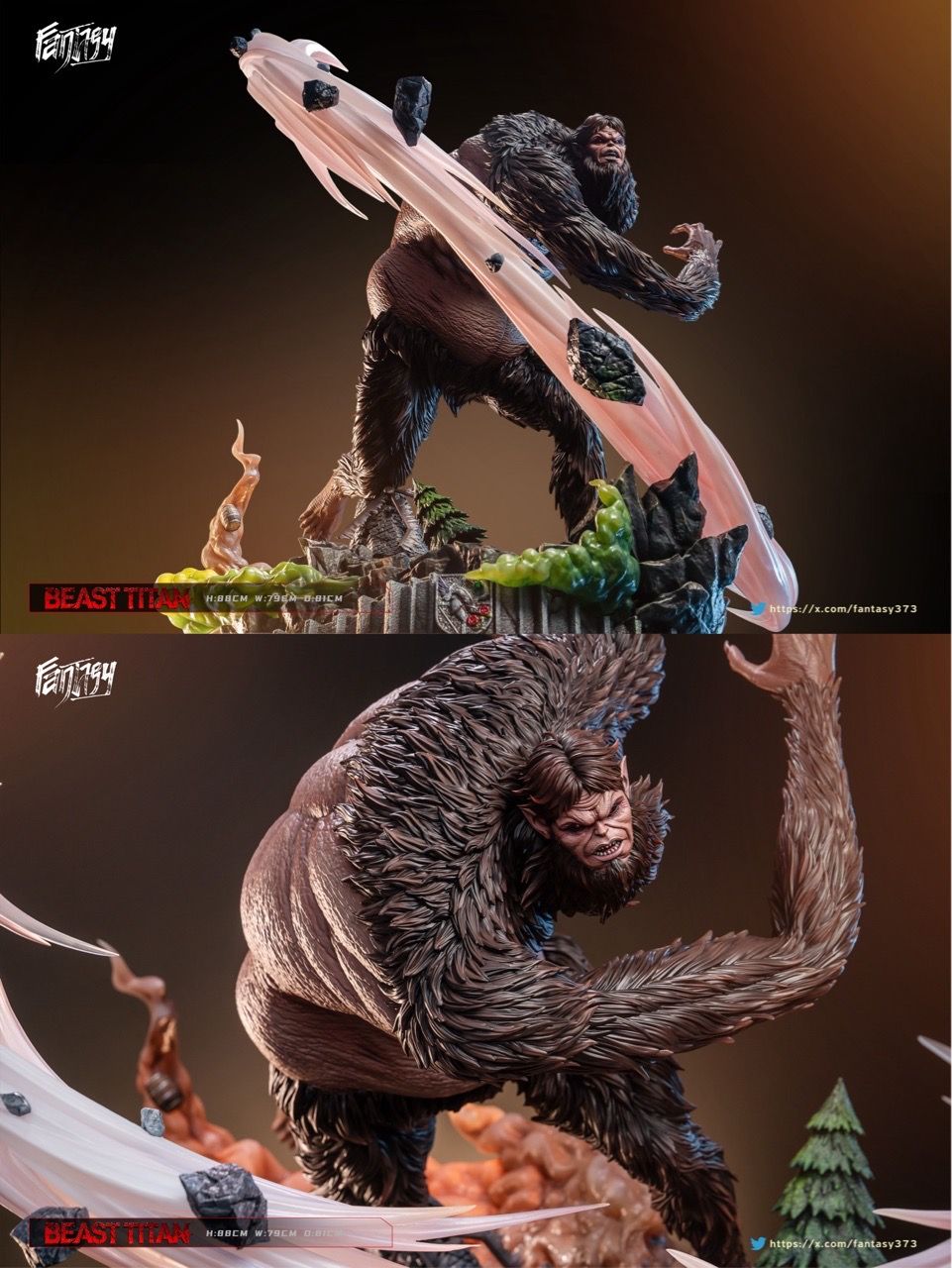 Beast Titan - Attack on Titan - FANTASY Studio resin statue Fantasy Studio anime figure