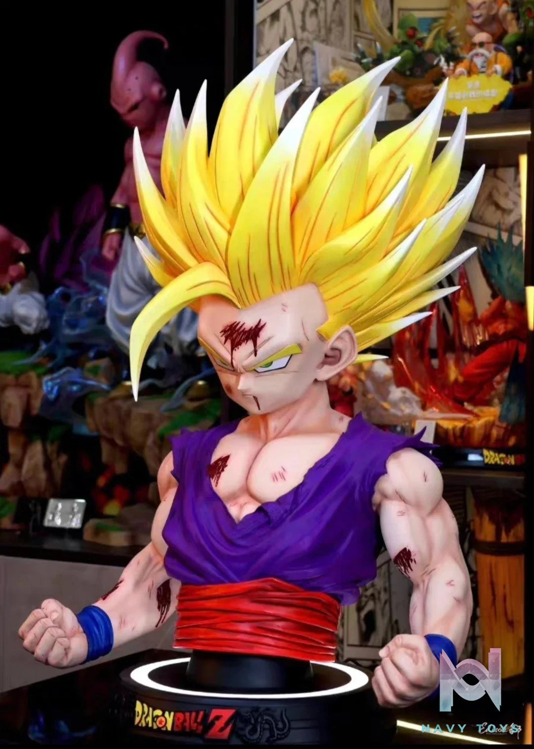 Gohan Bust 1/1 KD Recast resin statue Recast anime figure