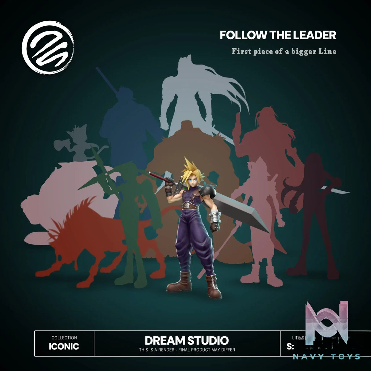 Dream Studio – Final Fantasy OG Cloud FFVII 2.0
