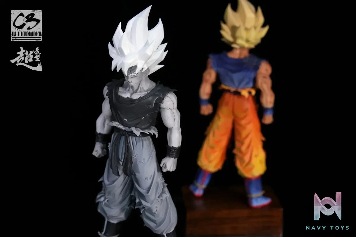 C3 Studio - Dragon Ball Legendary Super Saiyan Son Goku resin statue Navy Toys anime figure