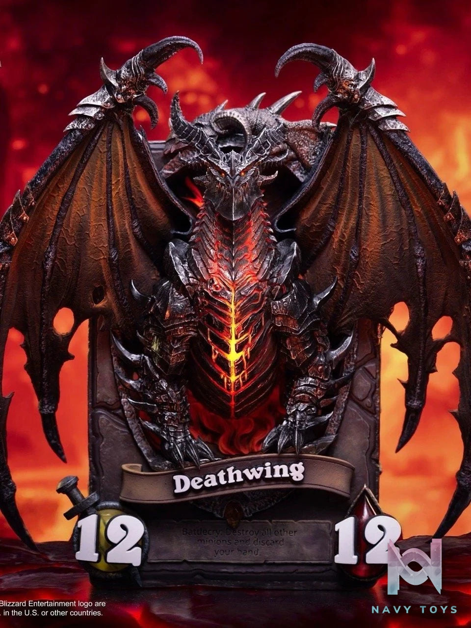 Deathwing Art - Heartstone - Blizzard Entertainment & HEX Collectibles resin statue Blizzard Hearthstone anime figure