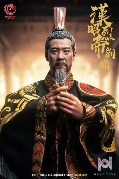 QIANLONG TOYS – Original 1/6th Scale Liu Bei (Embroidered Imperial Edition) Action Figure #QL-002 (Licensed)