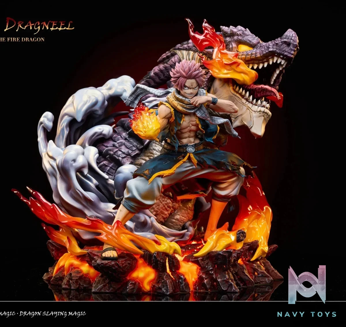 GuGu Studio - Anime Male Protagonist Statue 01 Natsu Dragneel Fairy Tail resin statue Navy Toys anime figure