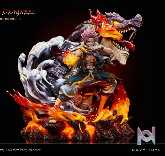GuGu Studio - Anime Male Protagonist Statue 01 Natsu Dragneel Fairy Tail resin statue Navy Toys anime figure