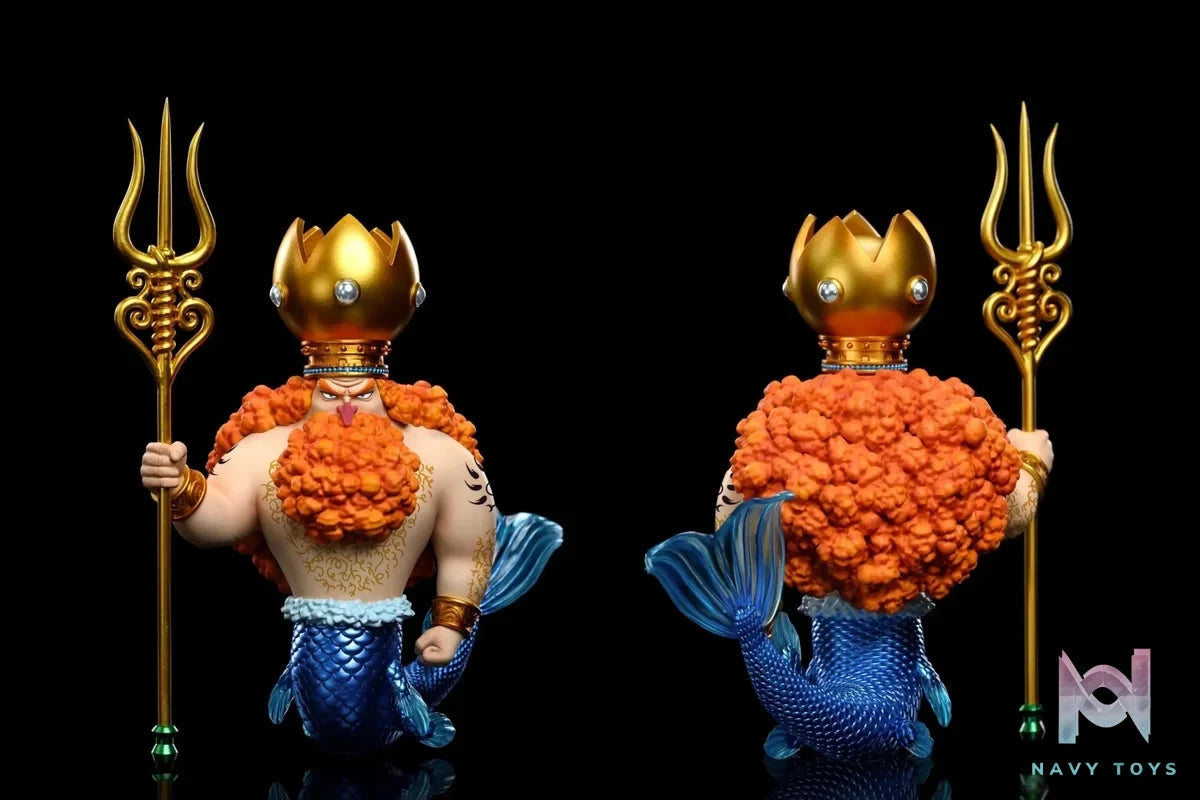 A+ Studio - One Piece Fish - Man Island2 King Neptune resin statue Navy Toys anime figure