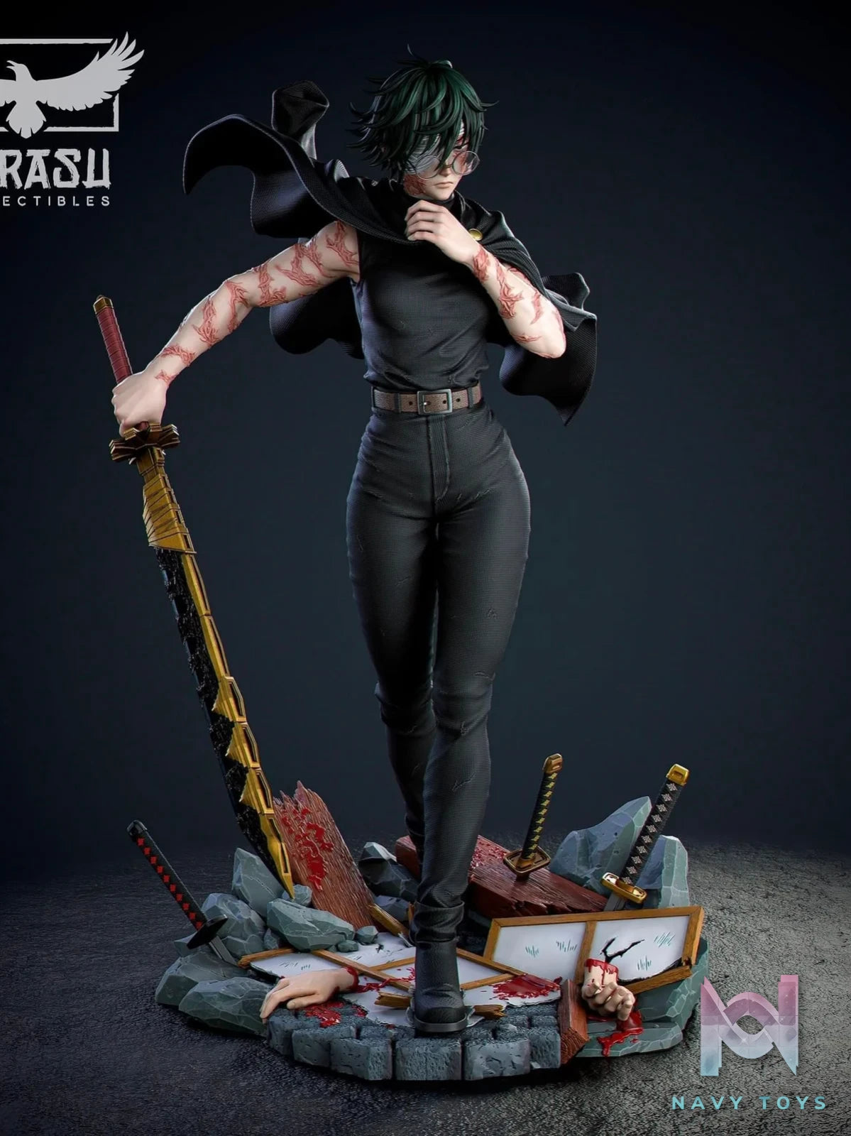 Zenin Maki - Jujutsu Kaisen - Karasu Studio resin statue Karasu Studio anime figure