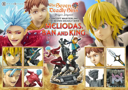 Prime 1 Studio – Concept Masterline The Seven Deadly Sins Meliodas, Ban and King CMNTZ-01 CMNTZ-01DXS (Licensed)