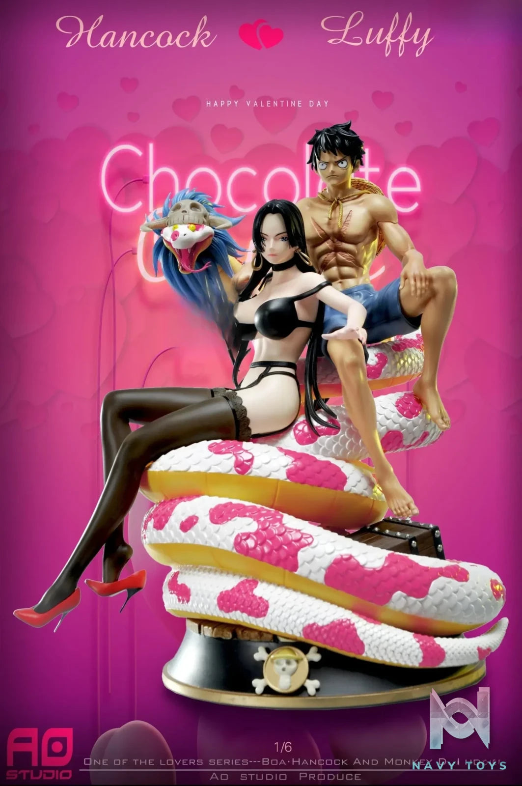AO Studio – One Piece Character Pairing Series Luffy and Boa Hancock