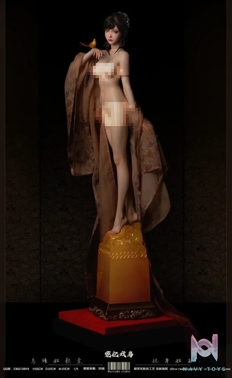 Barcode Studio – Original Beloved Concubine Playing Birds (Licensed)
