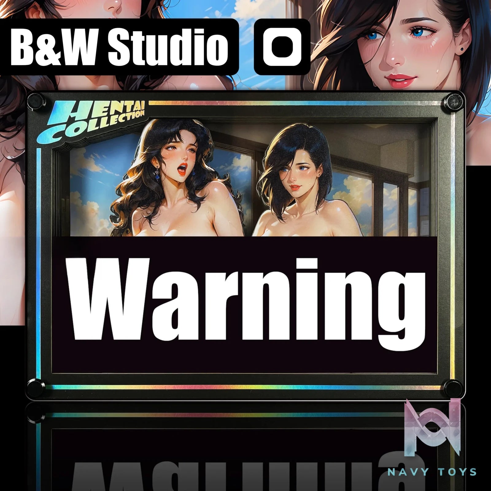 B&W Studio – Ben’s Delusion World Series Desktop Decor Card #33 Rui & Saeko City Hunter x Cat’s Eye