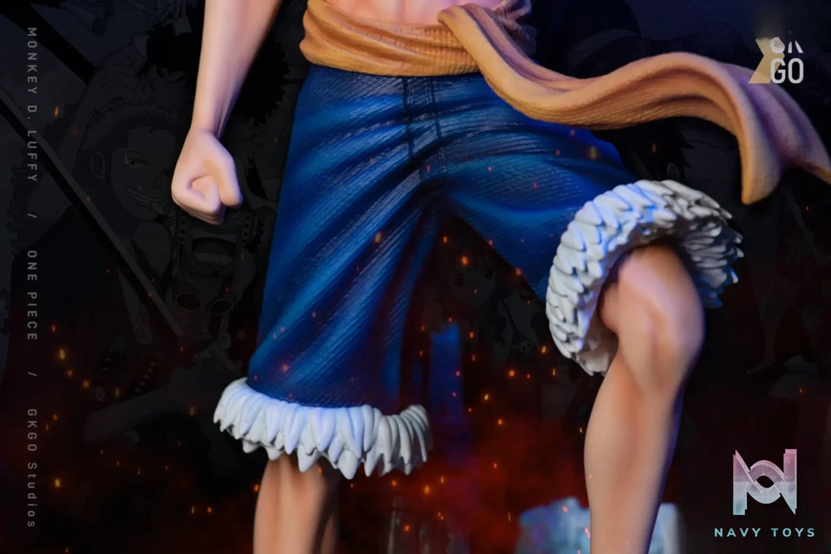 GKGO Studios – One Piece Luffy with Straw Hat Flag