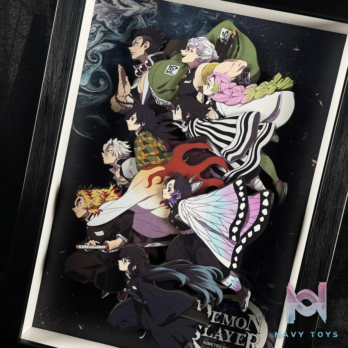 B&W Studio – Demon Slayer Hashira 3D Decorative Painting Demon Slayer