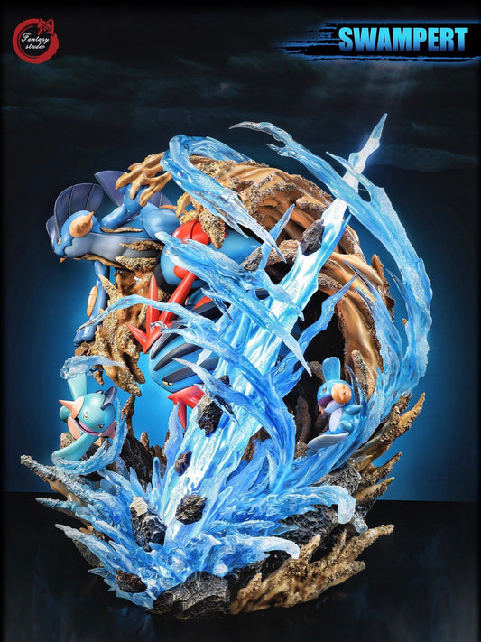Swampert Family - Pokemon - Fantasy Studio resin statue Fantasy Studio anime figure