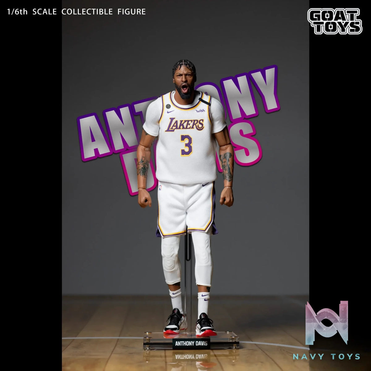 Goat Toys Studio – NBA 1/6 Anthony Davis LAL Championship Set