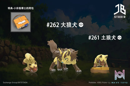 JB Studio – Pokémon Pokédex Series Evolution Group Poochyena & Mightyena