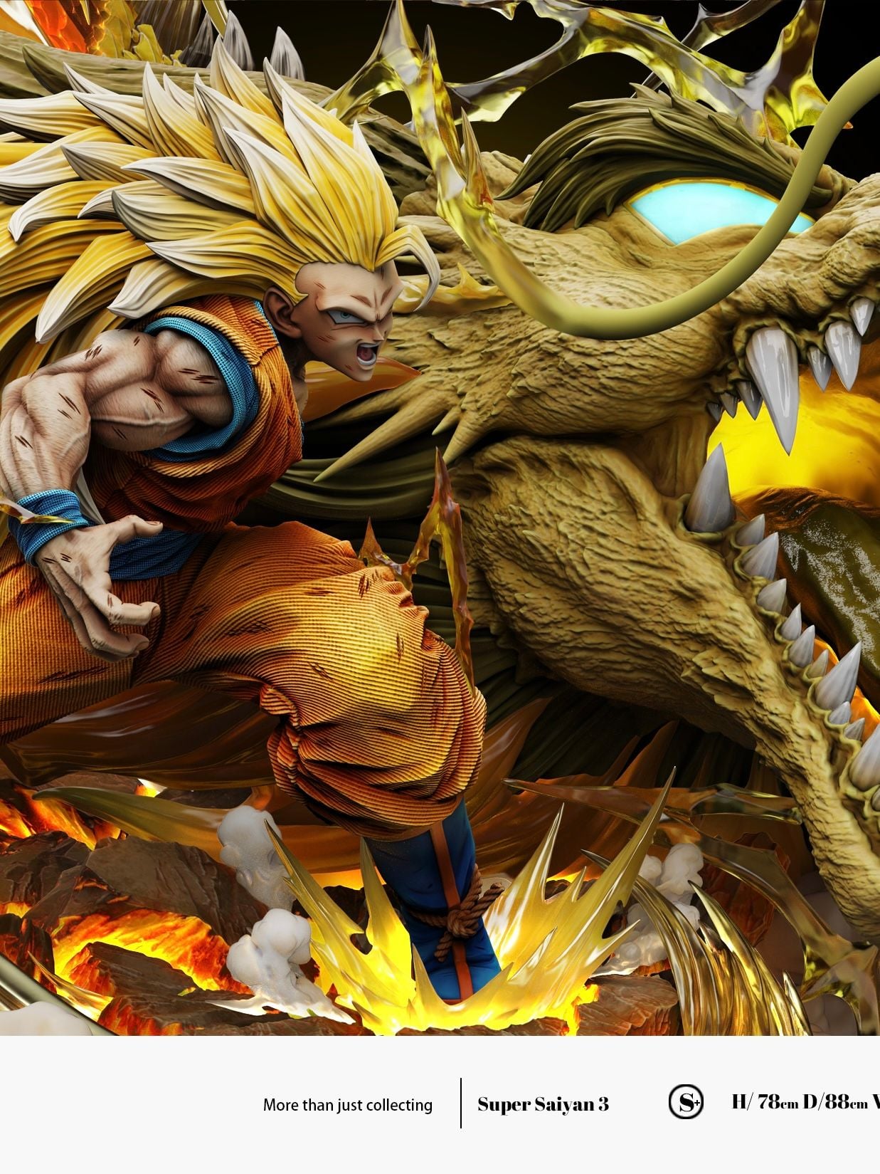 Goku SSJ3 - Dragon Ball - Last Sleep Studio resin statue Last Sleep Studio anime figure