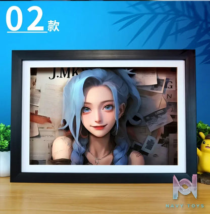 KALA HOME Studio – Jinx #02 3D Decorative Painting League of Legends