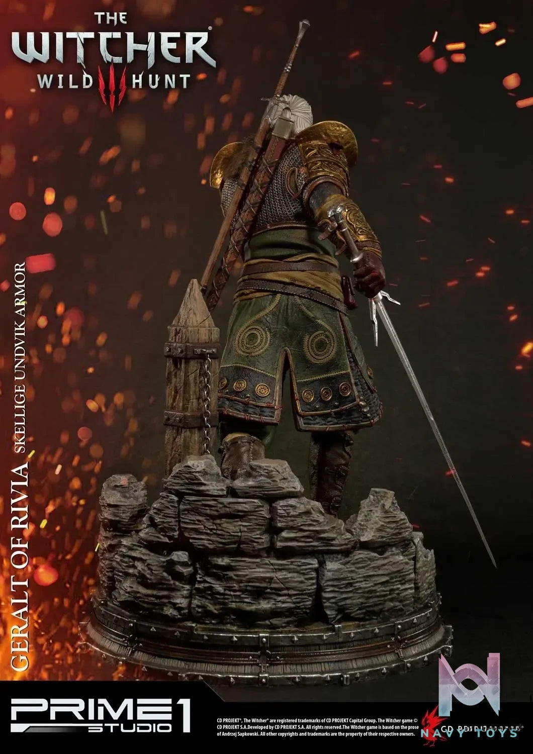 Prime 1 Studio – Premium Masterline The Witcher 3: Wild Hunt Geralt of Rivia Skellige Undvik Armor PMW3-07 PMW3-07EX (Licensed)